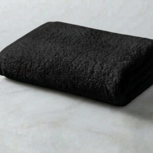 Premium Black Bath Towel 30x60 Inch